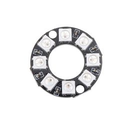 8-Bit WS2812 RGB LED Development Board 8 Bit WS2812 5050 RGB LED Built-in Full Color Driving Lights Circular Development Board - RS32808-Bit WS2812 RGB LED Development Board 8 Bit WS2812 5050 RGB LED Built-in Full Color Driving Lights Circular Development Board - RS3280 image 3