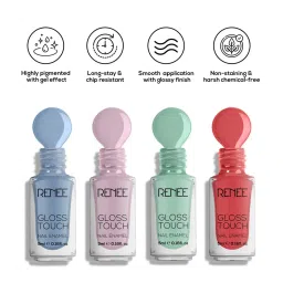RENEE Gloss Touch N04 Vacay Vibes Nail Enamel - Set of 4 image 2
