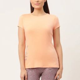 Sweet Dreams Peach Plain Shorts Set-image-44