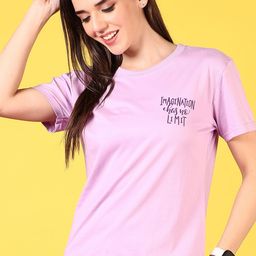 V-Mart Women Typography Printed Round Neck Cotton T-shirt-picture-23