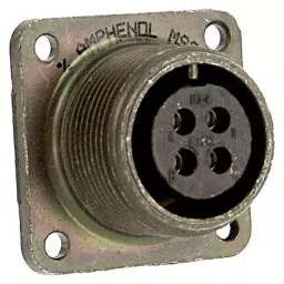 ITT CANNON Circular MIL Spec Connectors CIRCULAR CONNECTOR, RCPT, 20-4, FLANGE, MS3102R20-4SW-picture-33