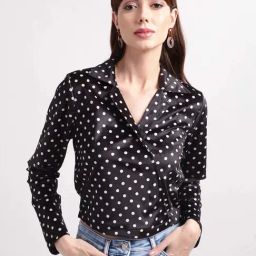 Elle Black Printed Top-image-24