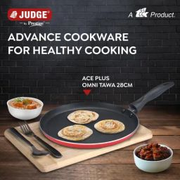 Judge by Prestige ?Black Aluminium Non-Stick Cookware Omni Tawa image 2