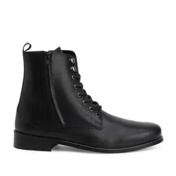 Hats Off Accessories Men's Black Derby Boots-picture-41