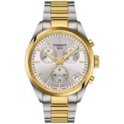 TISSOT T1504172203100 T-Classic PR 100 Chronograph Watch for Men-image-50