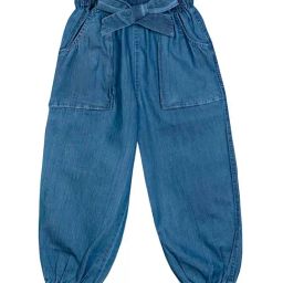 Budding Bees Kids Blue Cotton Trousers-image-56