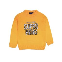 Chimprala Kids Yellow Textured Sweater-picture-47