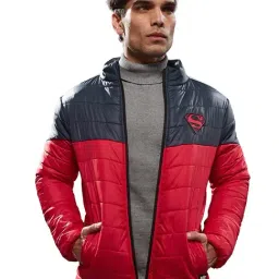 The Souled Store Blue & Red Superman Logo Jacket-picture-28