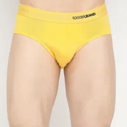 UnderJeans by Spykar Yellow Briefs-picture-41