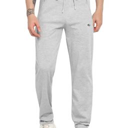 Allen cooper Light Anthra Regular Fit Textured Trackpants-picture-0