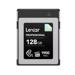 Lexar Professional CFexpress Type B Memory Card 128 GB Upto 1900 Mbps Read & 1700 Mbps Write Speed, DIAMOND-6