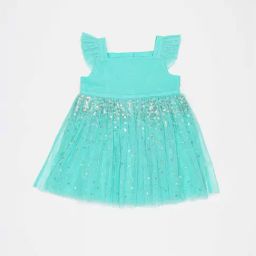 H by Hamleys Girls Green Embellished Dress-image-94