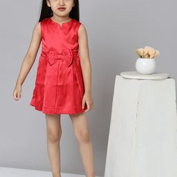 ShopperTree Girls Satin A-Line Dress-image-23