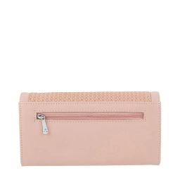 Mochi Peach Synthetic Textured Wallet image 3