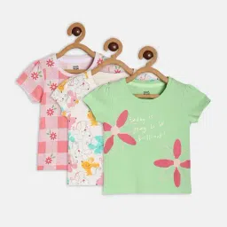 MINIKLUB Kids Multicolor Printed Top (Pack Of 3)-image-56