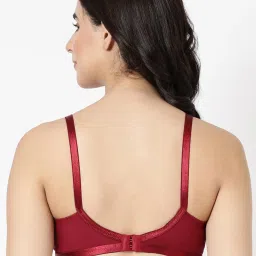 BLOSSOM Maroon Full Coverage Full Coverage Bra image 2