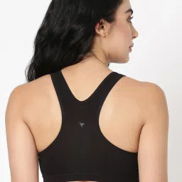 BLOSSOM Black Full Coverage Beginners Bra image 2