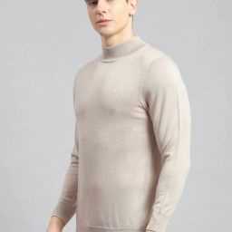 Monte Carlo Shell Regular Fit Pure Wool Pullover image 3