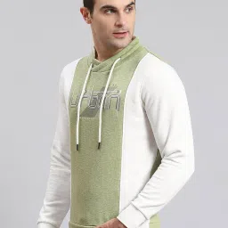 Monte Carlo Pista Green Smart Fit Colour Block Sweatshirt image 3