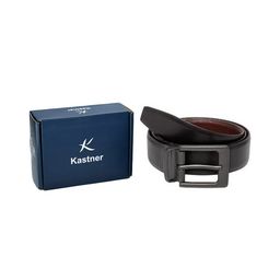 Kastner Men Black & Brown Textured Leather Reversible Formal Belt-image-21