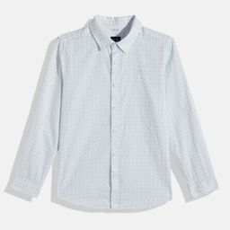 Allen Solly Junior Boys Standard Micro Ditsy Printed Pure Cotton Casual Shirt-picture-32