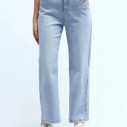 U.S. Polo Assn. Blue Cotton High Rise Jeans-image-50