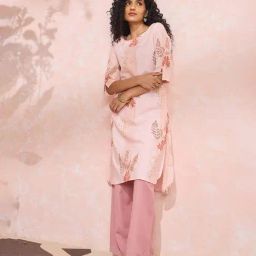 Taneira Light Pink Kurta-image-42