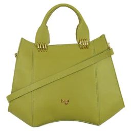 Baggit Green Medium Satchel Handbag-image-52