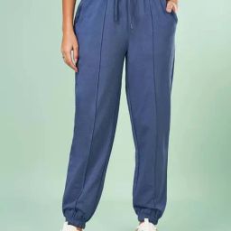 Ajile by Pantaloons Blue Cotton Joggers-image-83
