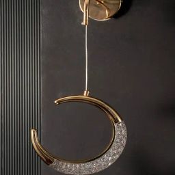 Whispering Homes Gold Lunar Crystal Wall Light-image-60