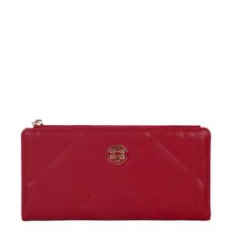 Lino Perros Red Synthetic Quilted Bi-Fold Wallet-35