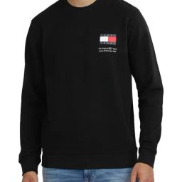 Tommy Hilfiger Black Logo Regular Fit Sweatshirt-20