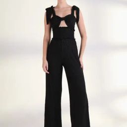 Showoff Black Regular Fit Jumpsuit-picture-33