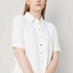 Code by Lifestyle Off-White Plain Shirt-image-79