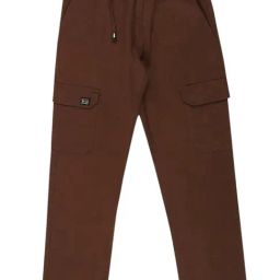 Cavio Boys Coffee Cotton Comfort Fit Cargo Pants-image-31