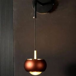 Whispering Homes Gold Royal Round Gold Metal Wall Light-image-74