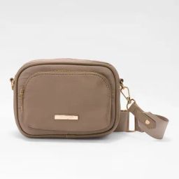 Forever Glam by Pantaloons Taupe Sling Handbag-image-10