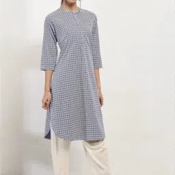 Rangriti Indigo Printed Kurtas-image-90