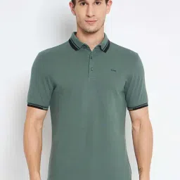 Camla Green Regular Fit Polo T-Shirt-picture-38