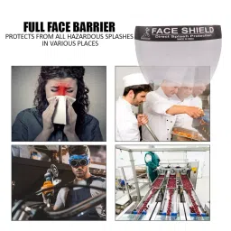 Zureni 2000 Micron Reusable O2 Face Shield ZN5154 image 4