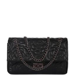 Lino Perros Black Synthetic Quilted Sling Handbag-picture-41