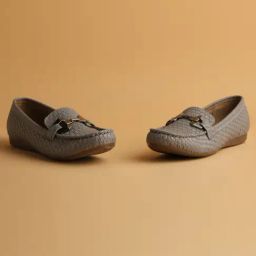 Eridani Women's Iver Grey Loafers-image-2