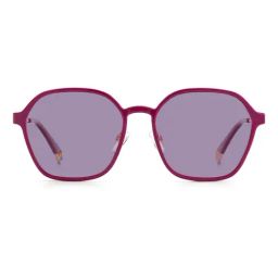Polaroid Purple Geometric Unisex Sunglasses-image-0