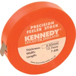 Kennedy 0.03mm x 12.7mm Feeler Stock 7.6m Coil-28