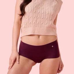 Enamor Grape Wine Solid Boyshorts Panty-picture-12