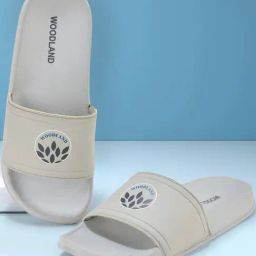 Woodland Men's Grey Slides-14
