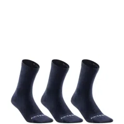 Artengo by Decathlon Navy Blue Cotton Textured Socks Pack of 3 ( UK 2.5-5 EU35-38 )-image-74