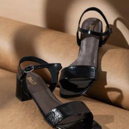 Inc.5 Women's Black Ankle Strap Sandals-image-93
