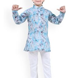 BAESD Boys Floral Printed Kurta with Pyjamas-picture-40