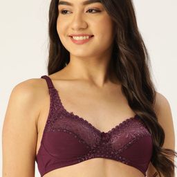 DressBerry Burgundy Lace Everyday Bra-image-35